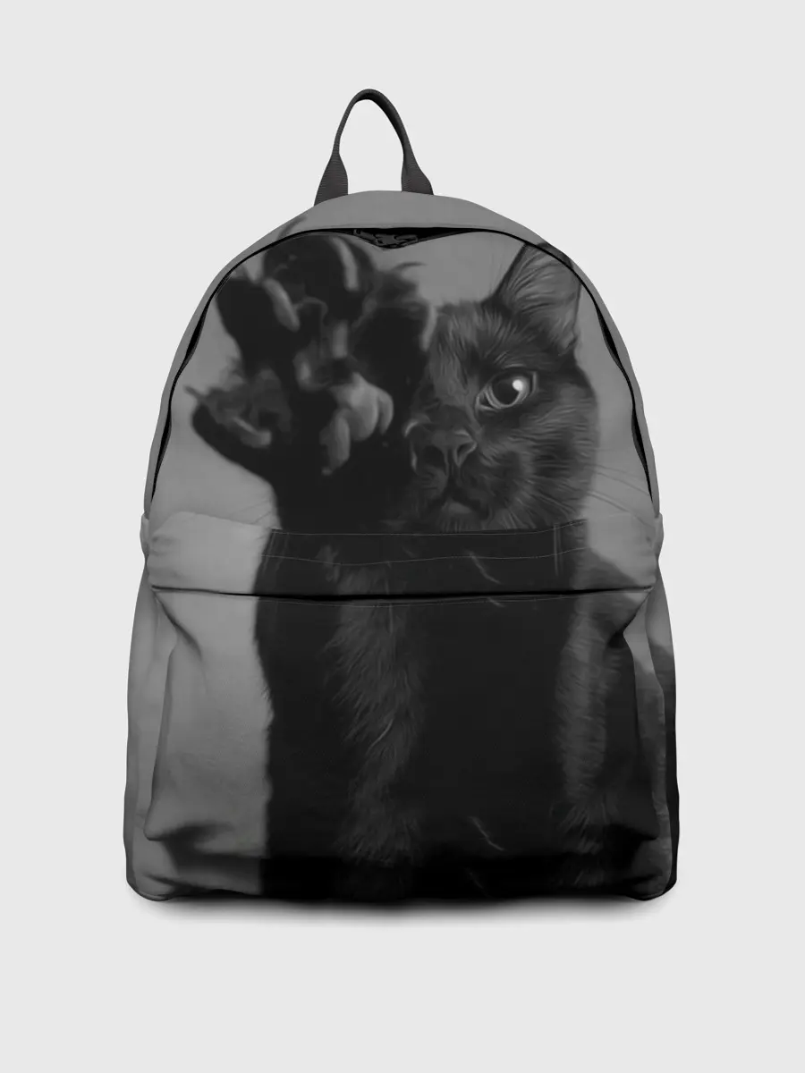 Рюкзак джинсовый / Котик