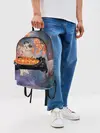 Рюкзак джинсовый / Кот Диджей