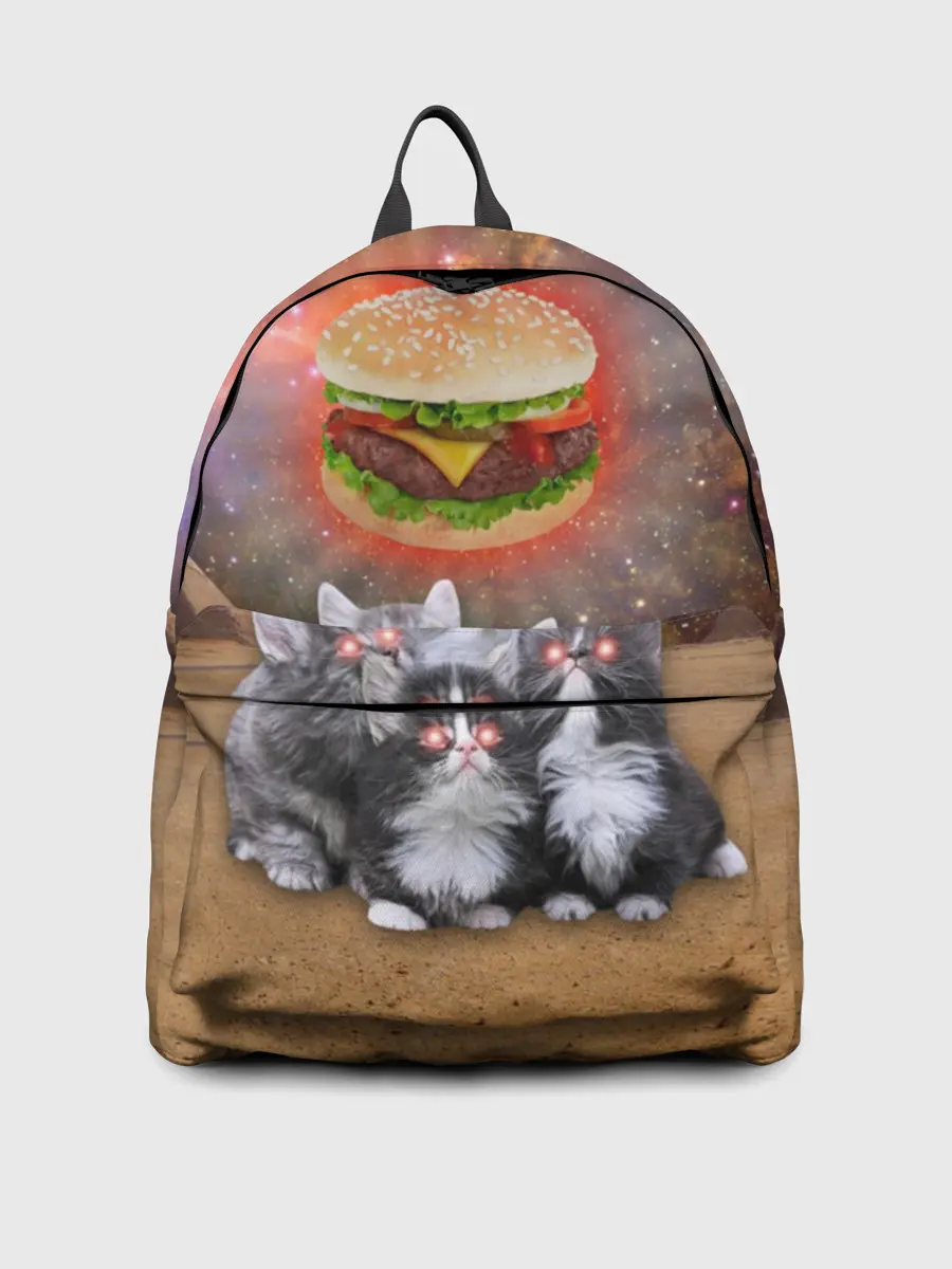 Рюкзак джинсовый / Египетские Коты