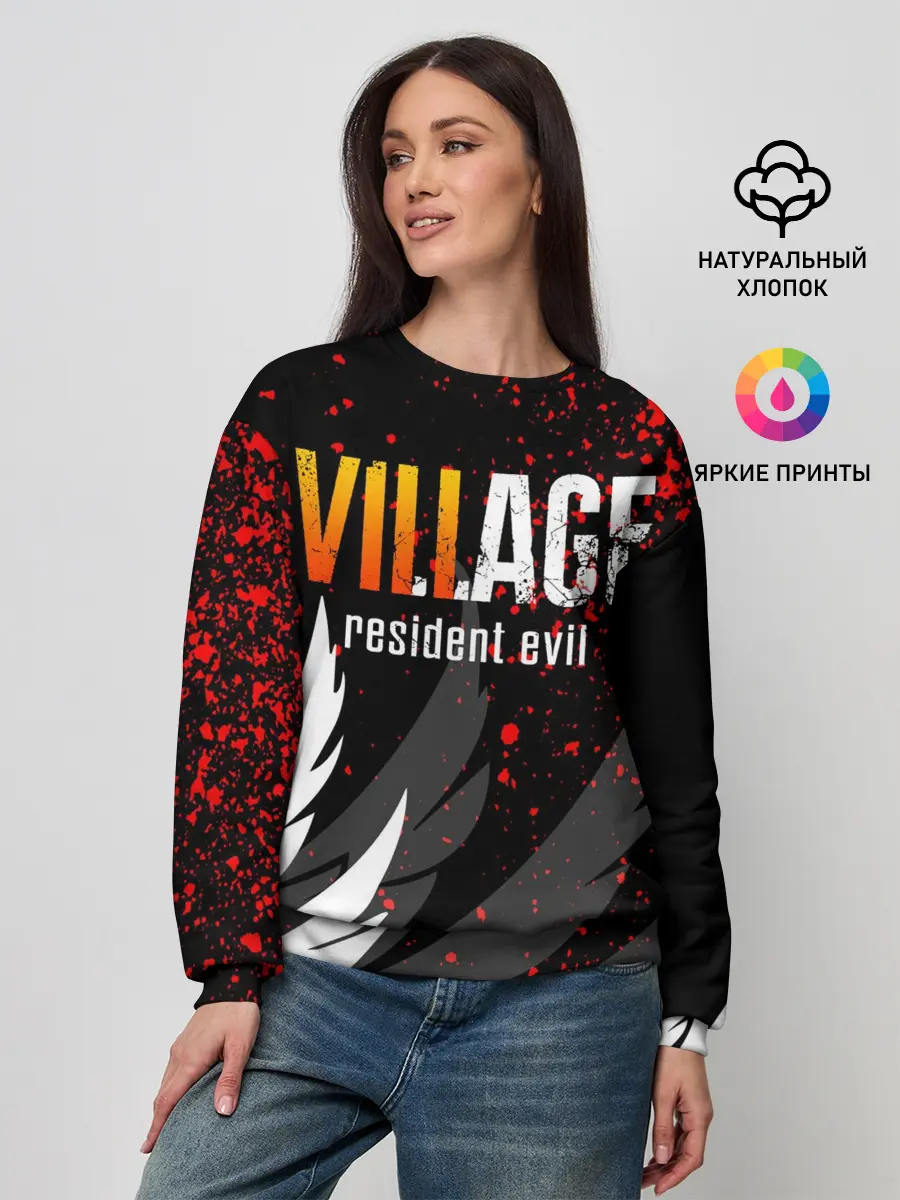 Женский свитшот / RESIDENT EVIL 8 VILLAGE
