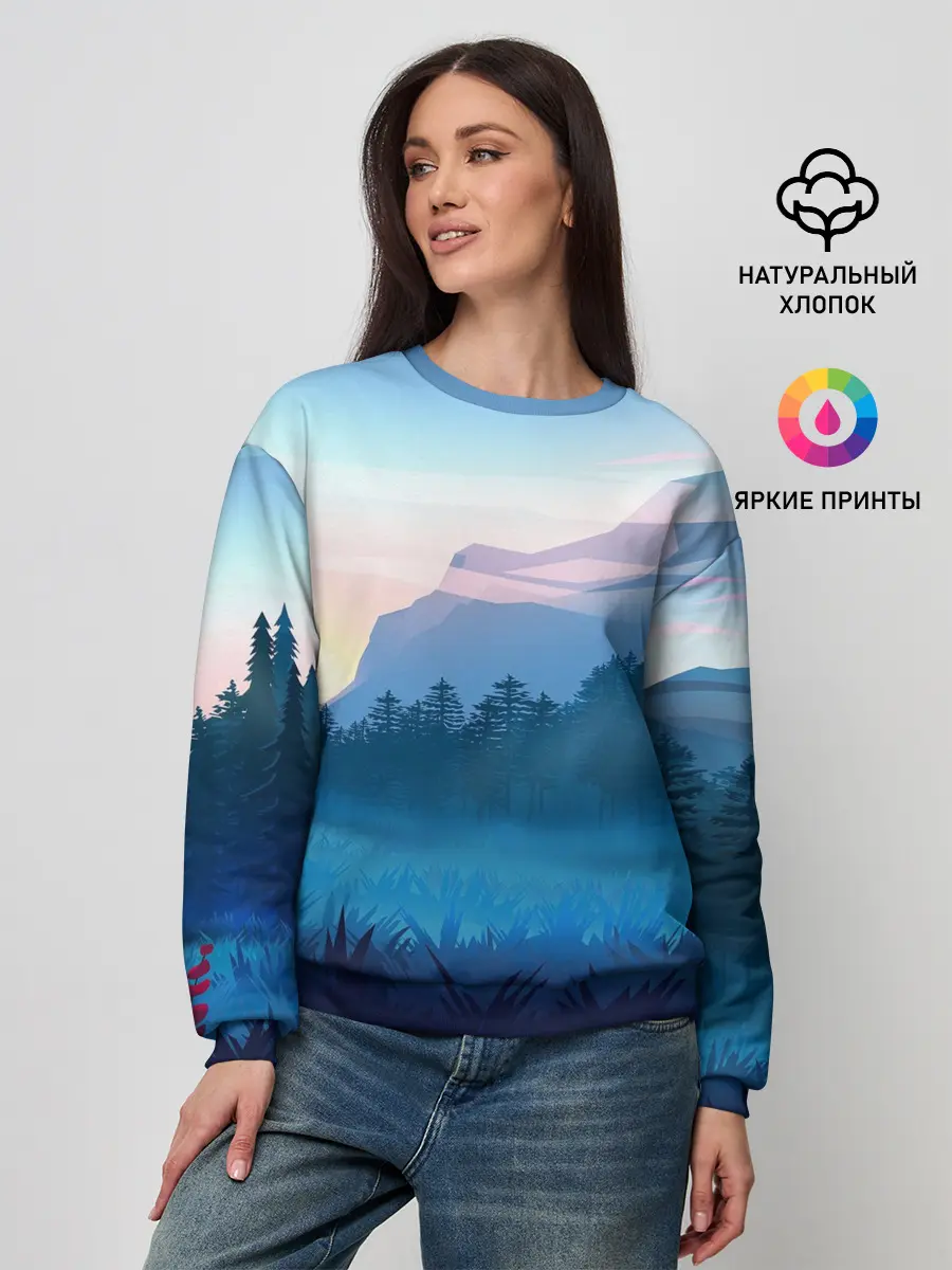 Женский свитшот / Рассвет