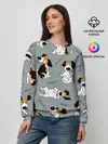 Женский свитшот / Собаки Бигли