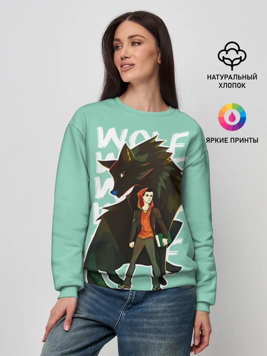 Женский свитшот / Wolf