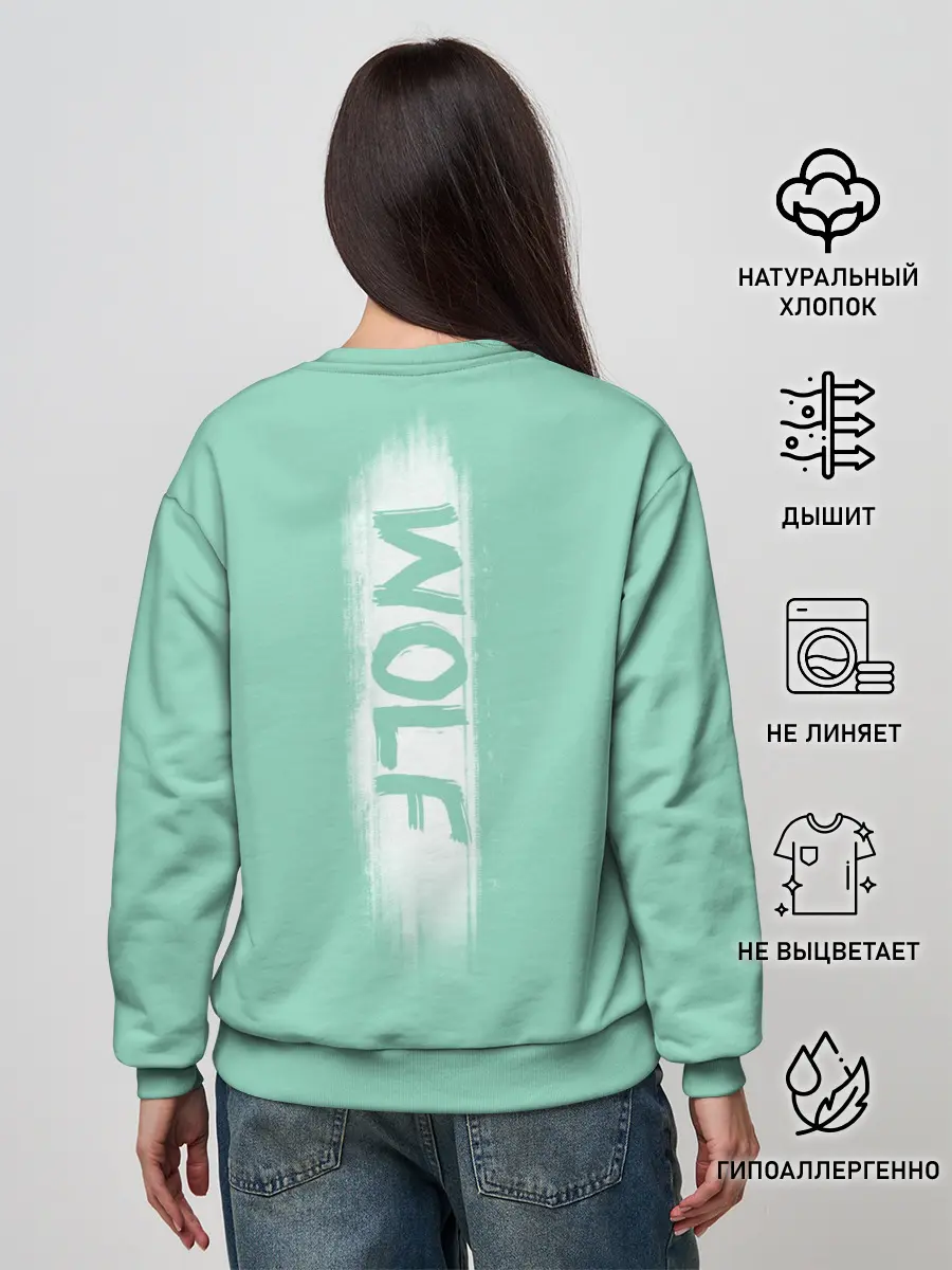 Женский свитшот / Wolf