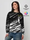 Женский свитшот / JUVENTUS / ЮВЕНТУС / БРЫЗГИ