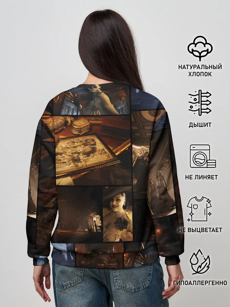 Женский свитшот / RESIDENT EVIL 8 VILLAGE