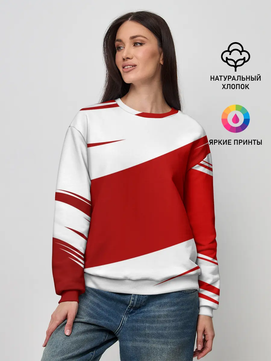 Женский свитшот / Ломкие линии