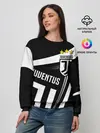 Женский свитшот / JUVENTUS / ЮВЕНТУС / ПОЛОСЫ