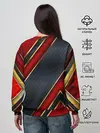 Женский свитшот / Black & Red 3D