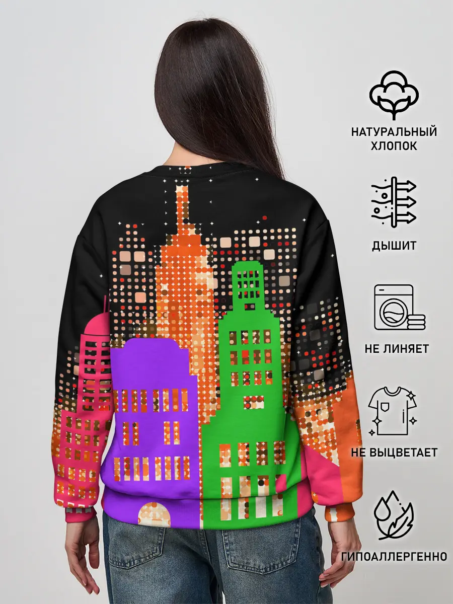 Женский свитшот / Ночной Город