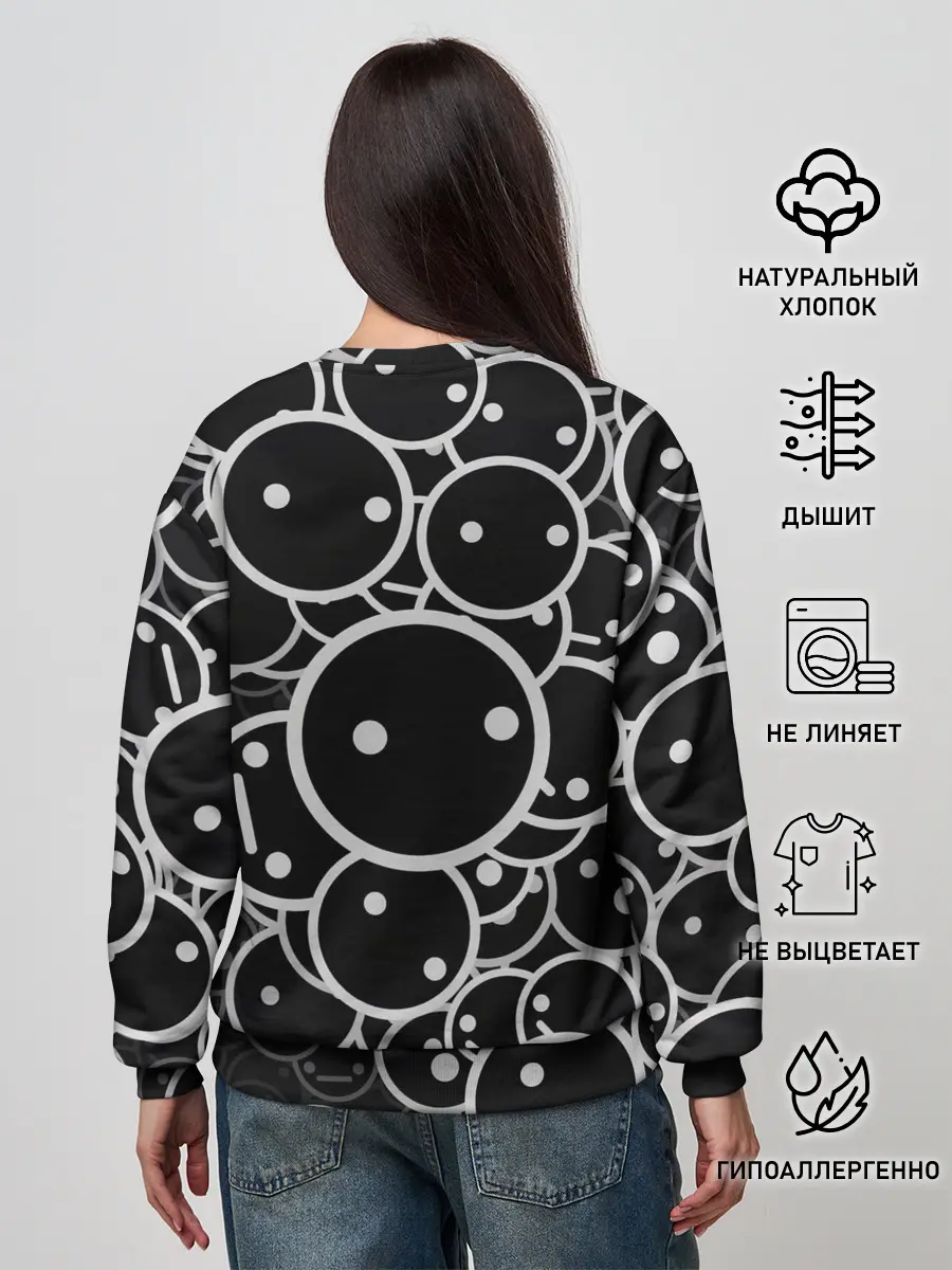 Женский свитшот / Smile Texture