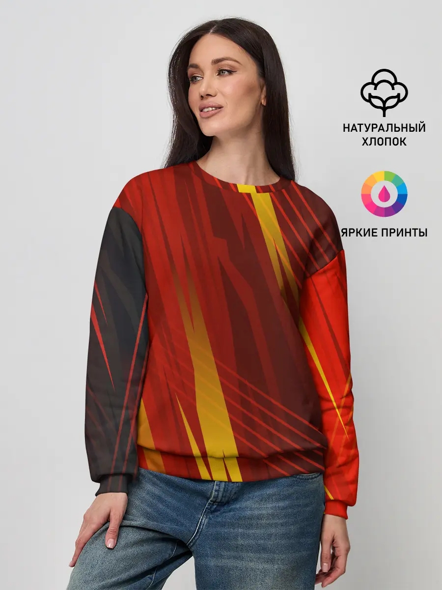 Женский свитшот / Red sport style
