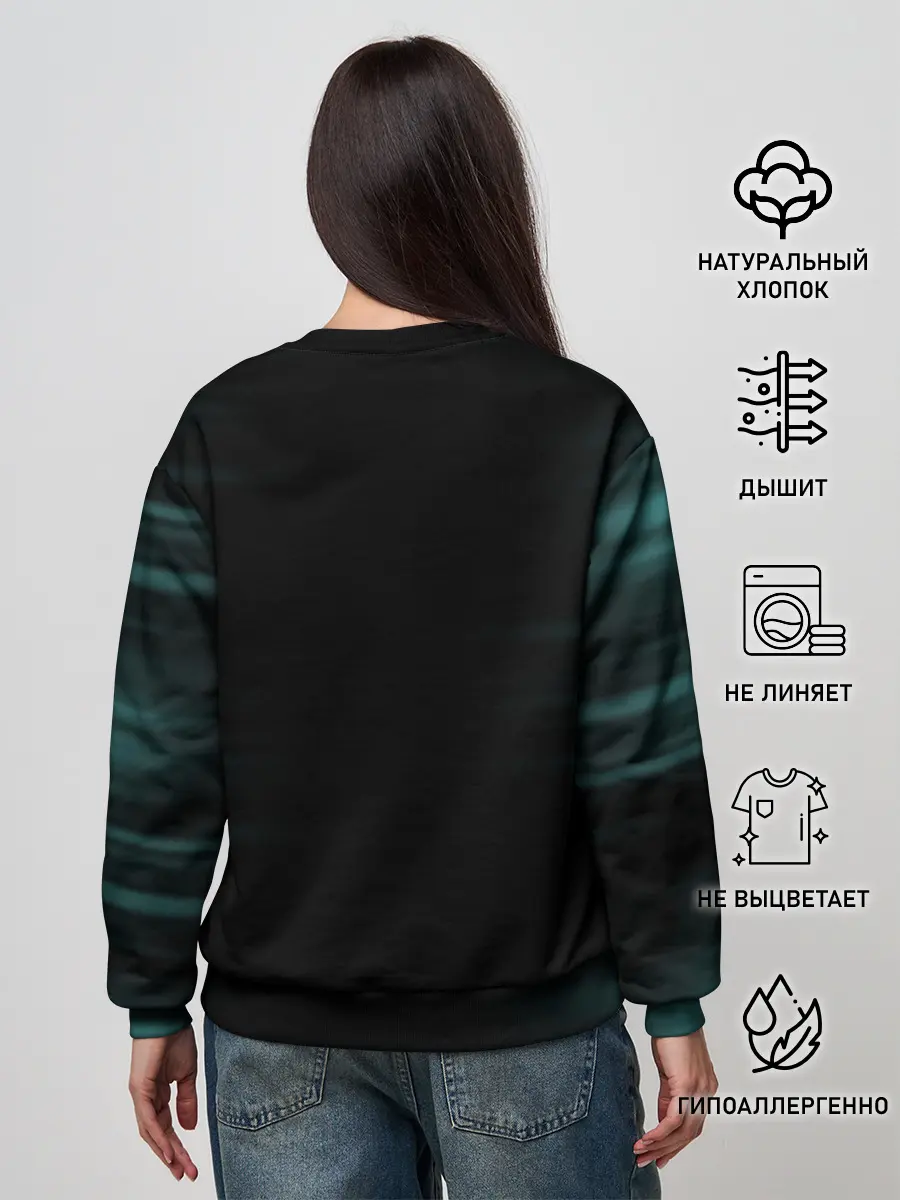 Женский свитшот / Зора Идеаре Чёрный клевер