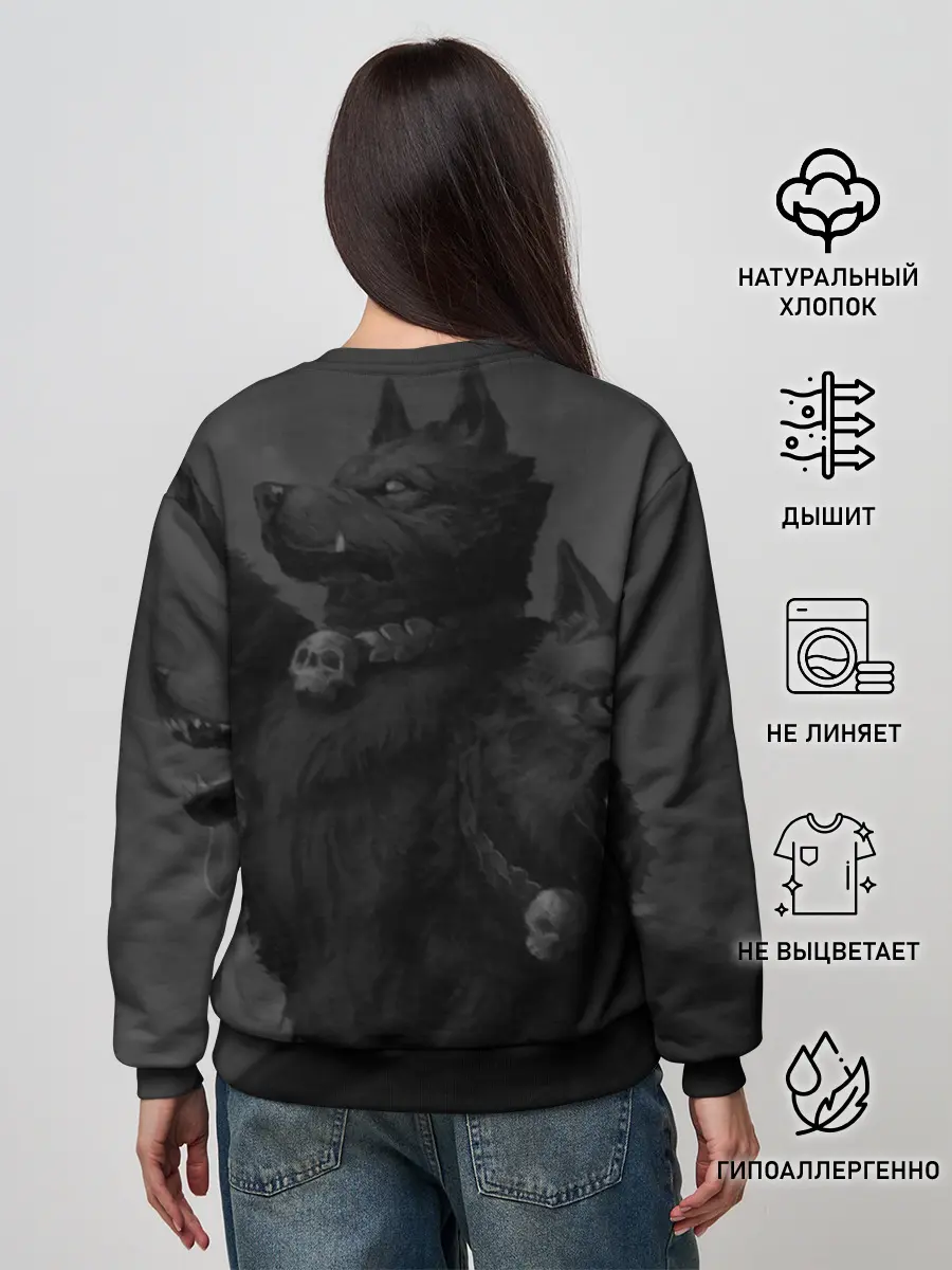 Женский свитшот / Hades wolf