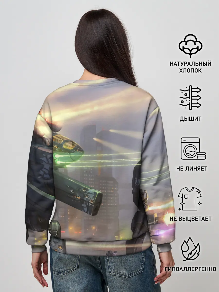 Женский свитшот / Боевая техника