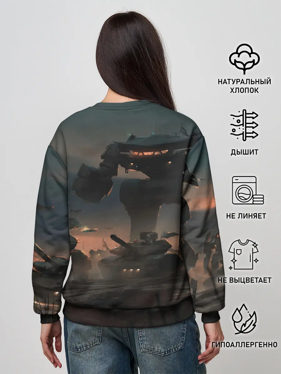 Женский свитшот / Боевоймех