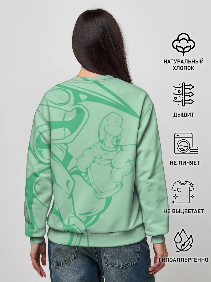 Женский свитшот / Люблю граффити