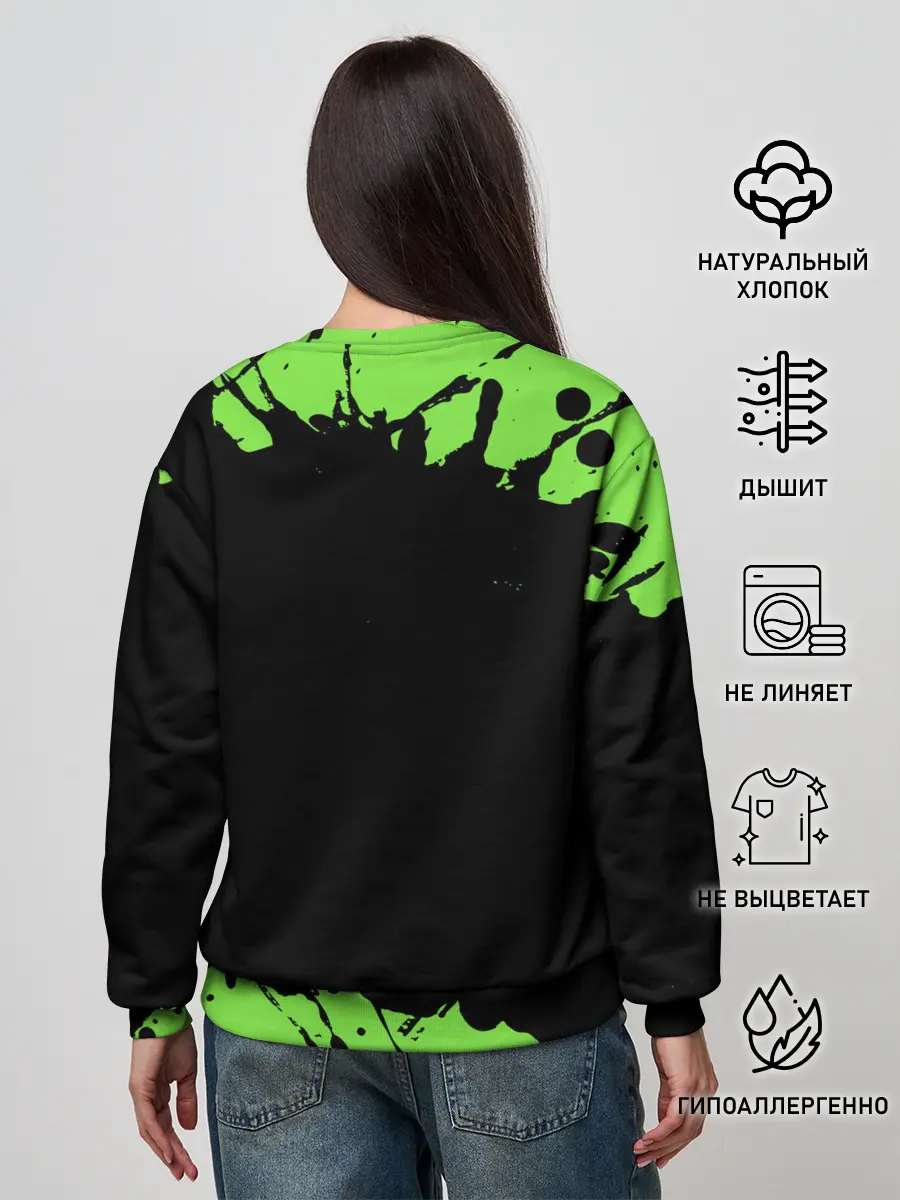 Женский свитшот / Поп Ит / Симпл Димпл - Краска