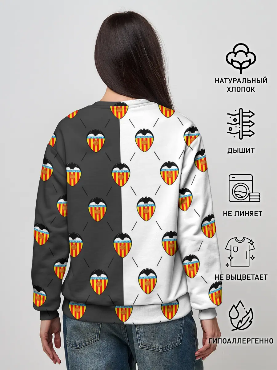 Женский свитшот / FC VALENCIA / ФК ВАЛЕНСИЯ