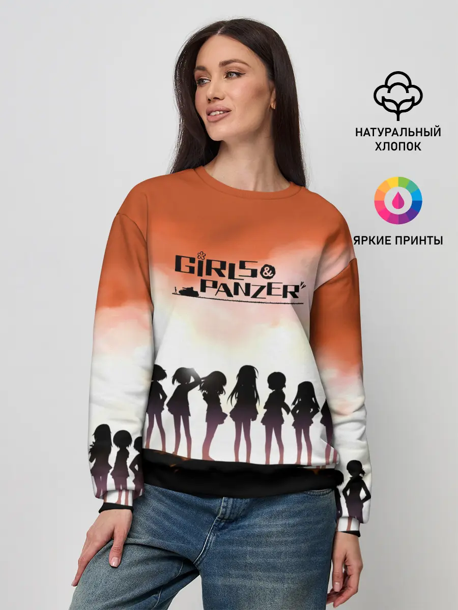 Женский свитшот / Girls und Panzer | Poster