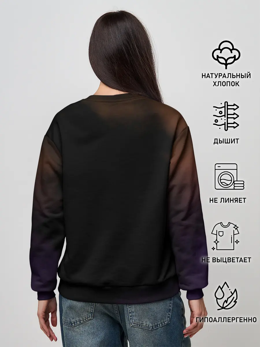 Женский свитшот / Ями Сукехиро Чёрный клевер