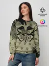 Женский свитшот / Чёрный клевер Черные быки