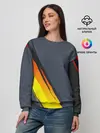 Женский свитшот / Gray Yellow Style