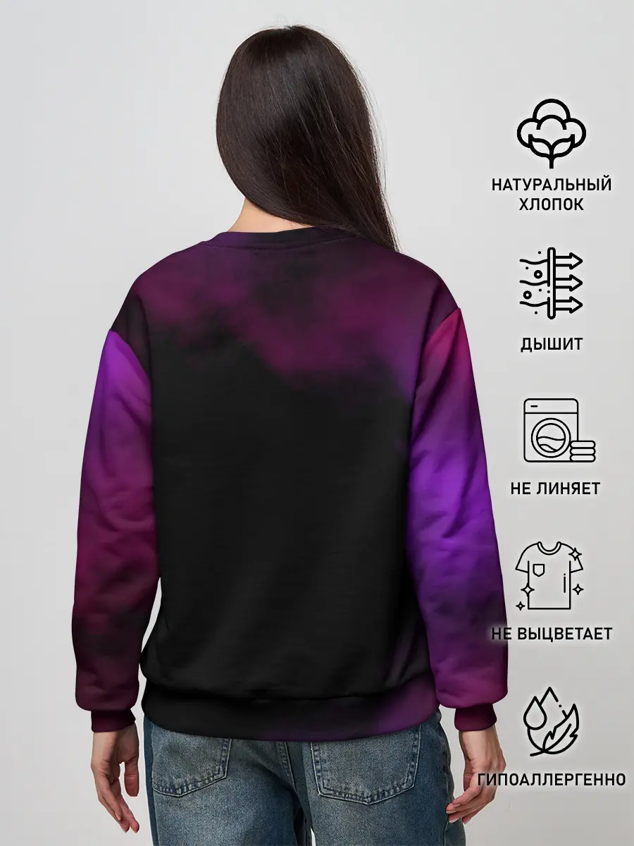 Женский свитшот / Злой мускулистый Аста