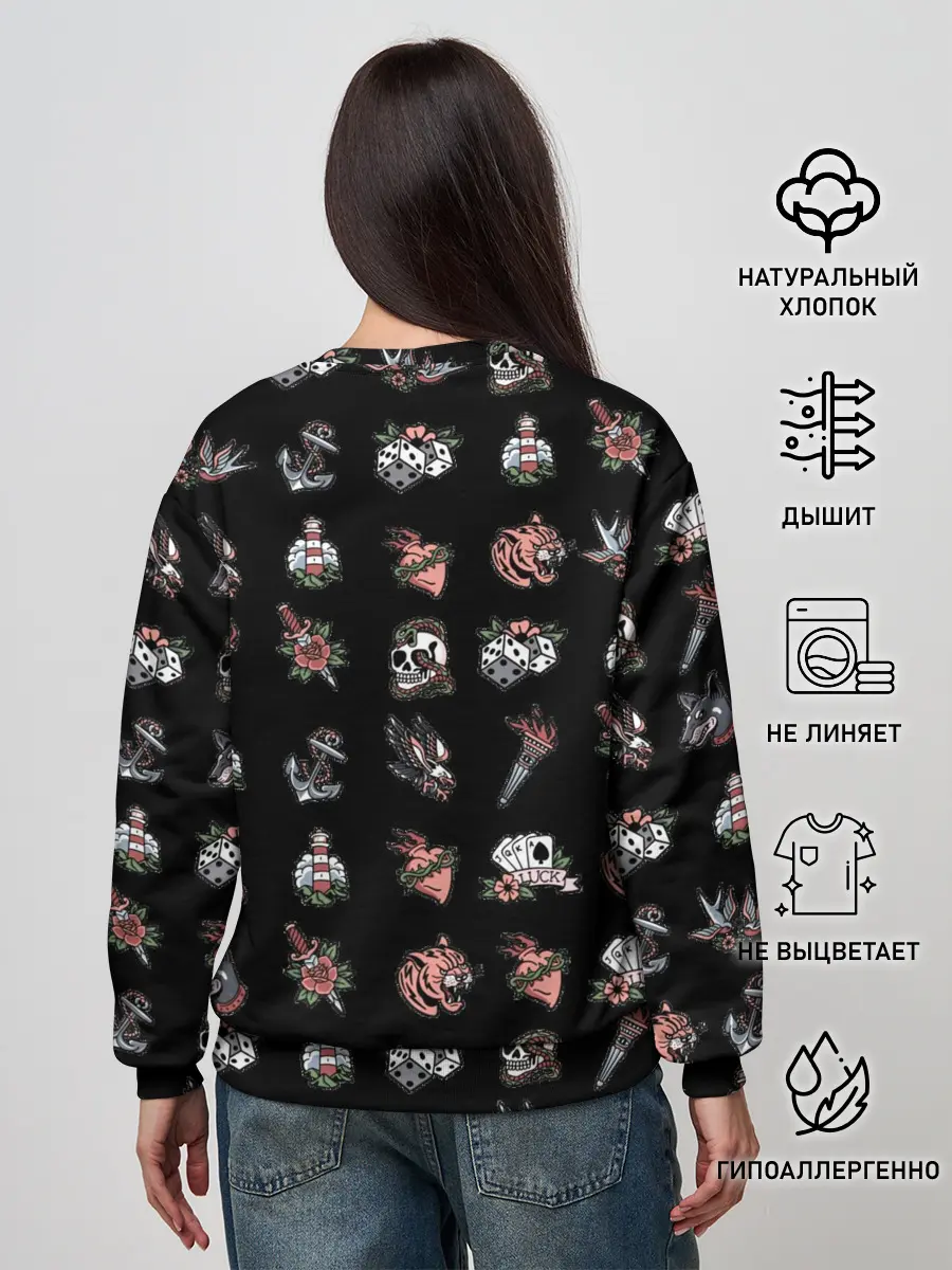 Женский свитшот / Уличные эмблемы