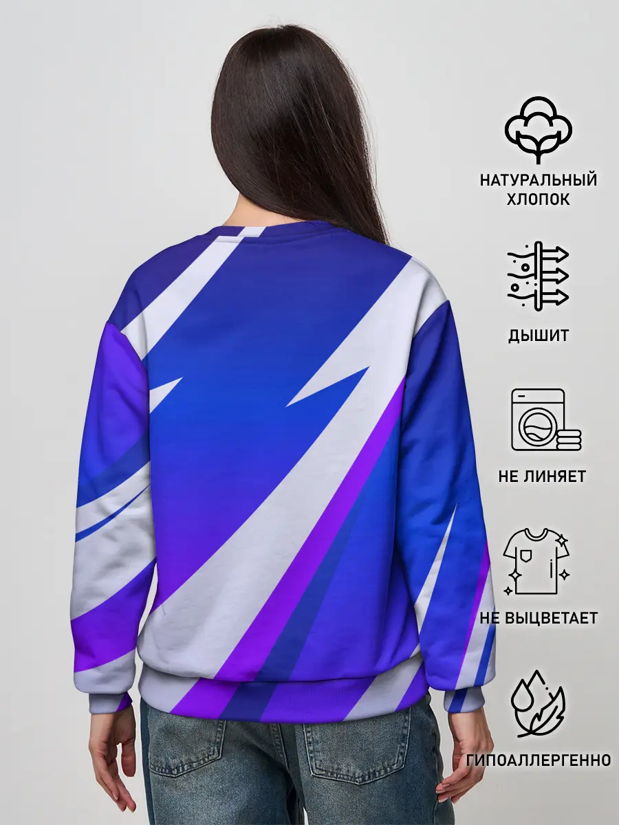 Женский свитшот / SPORT STYLE BLUE