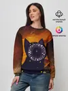Женский свитшот / Космический кот | Space Cat