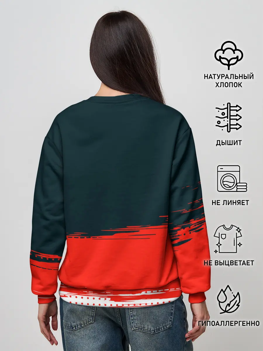 Женский свитшот / MITSUBISHI | МИТСУБИШИ