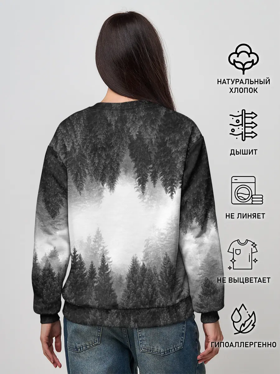 Женский свитшот / Клыки леса