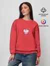 Женский свитшот / Польша футбольная форма
