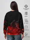Женский свитшот / Аста в огне Чёрный клевер