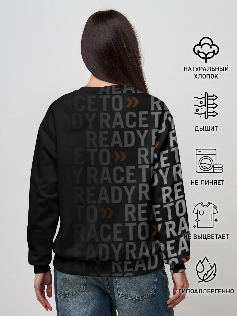 Женский свитшот / KTM MOTORCYCLES / КТМ МОТОЦИКЛЫ