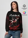 Женский свитшот / Чёрный клевер магия Юно