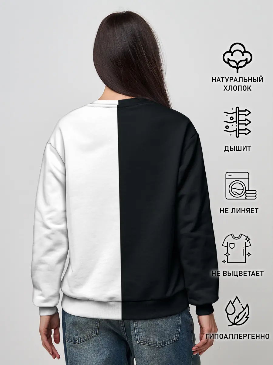 Женский свитшот / Hitman BW