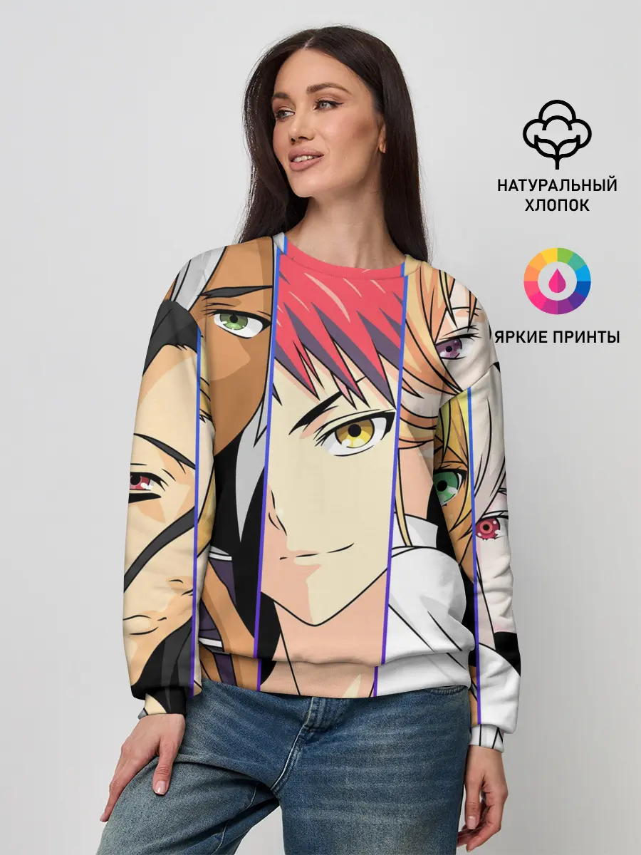 Женский свитшот / Кулинарные друзья