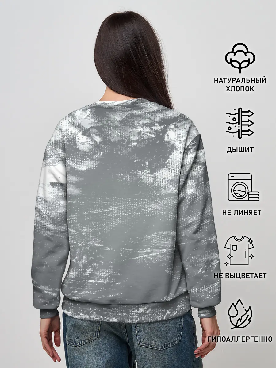 Женский свитшот / Крокодил и птичка Miam