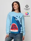 Женский свитшот / Акула bite