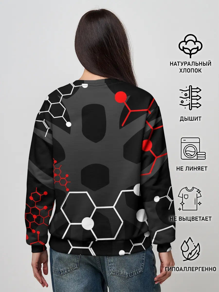 Женский свитшот / YAMAHA / ЯМАХА / МОТОСПОРТ