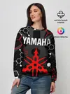 Женский свитшот / YAMAHA / ЯМАХА / МОТОСПОРТ