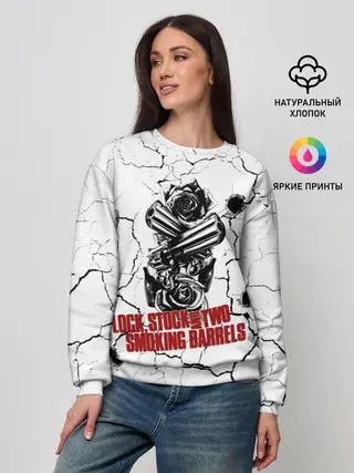 Женский свитшот / Lock, money, two barrels $$$