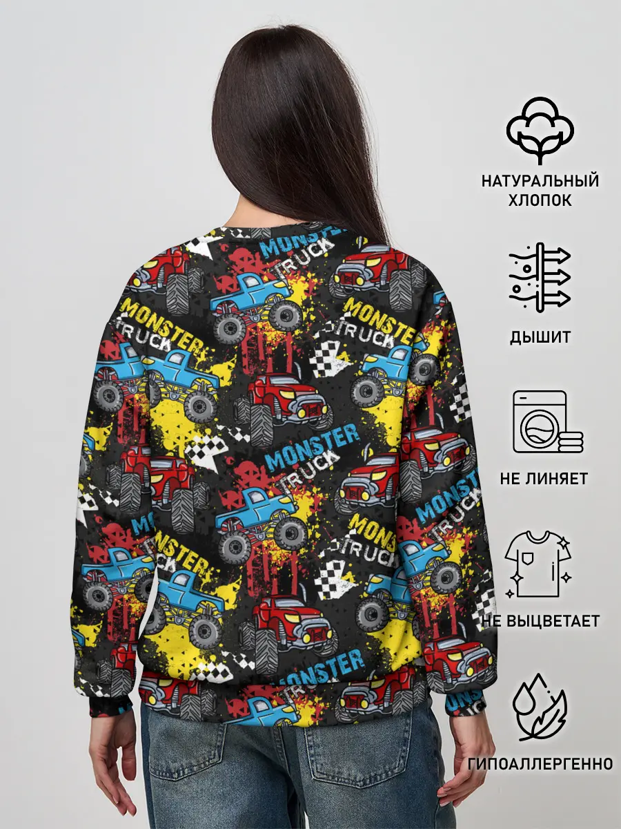Женский свитшот / MONSTER TRUCK