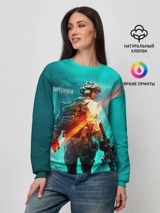 Женский свитшот / BATTLEFIELD 2042 / Батлфилд