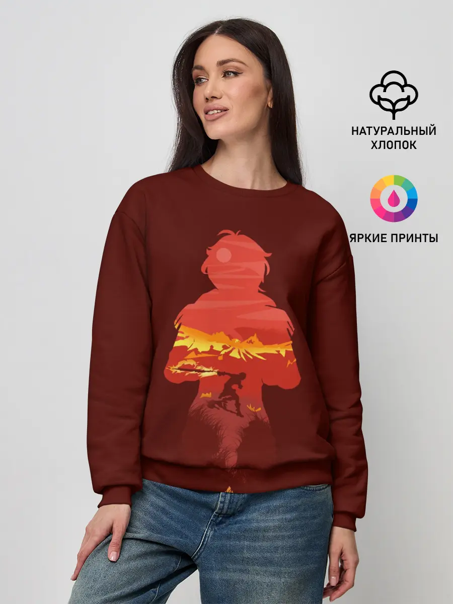 Женский свитшот / Genshin Impact. Diluc