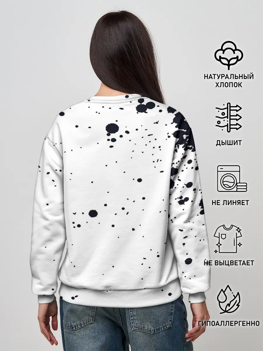 Женский свитшот / Шоё Хината с крыльями Haikyuu!!