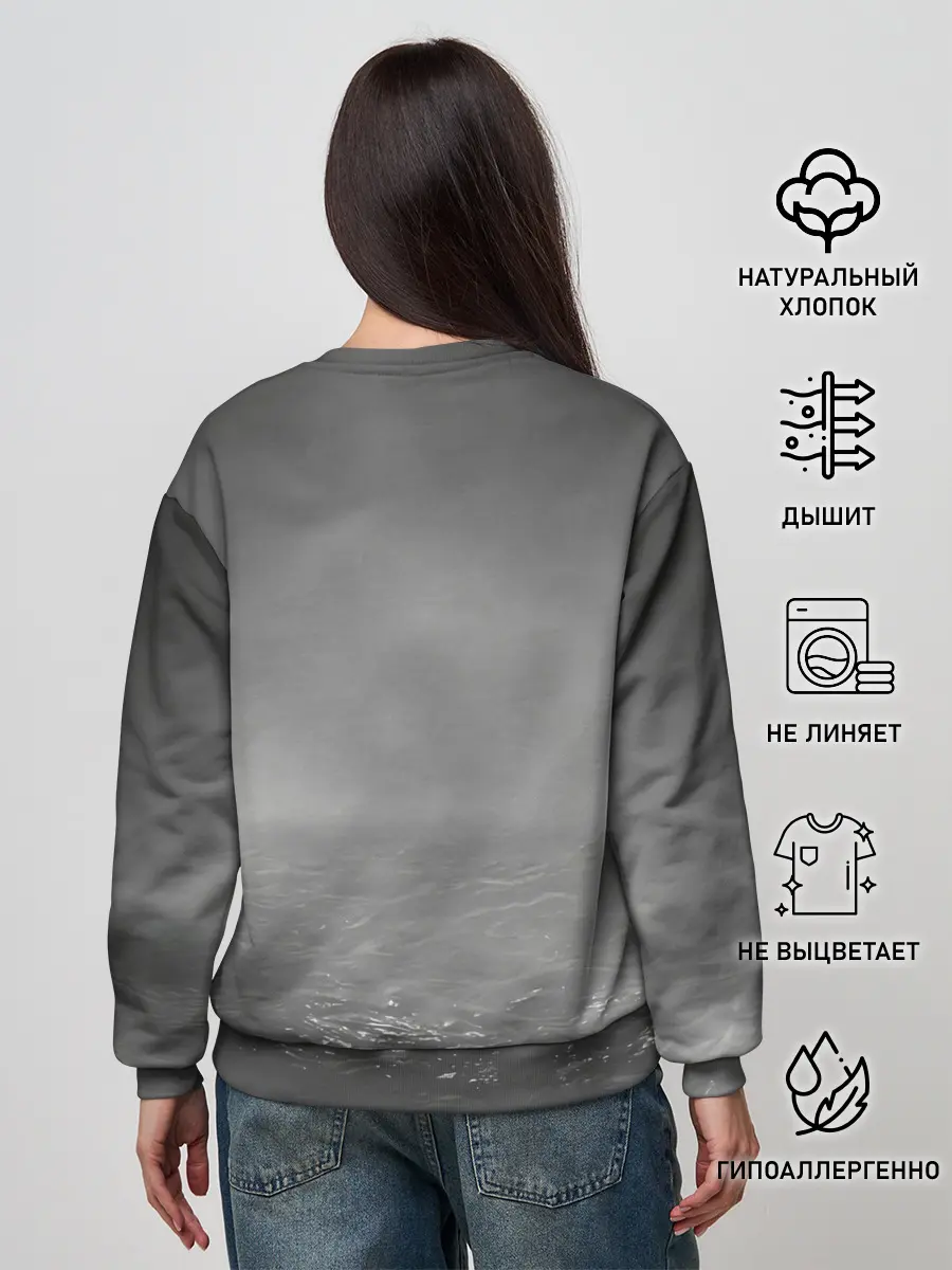 Женский свитшот / Пираты в море