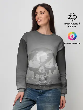 Женский свитшот / Пираты в море